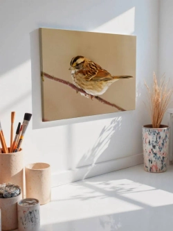 Картина на стену 40 X 50 Воробей