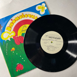Винтажная виниловая пластинка LP Детская Сказка, Г. Х. Андерсен, Дюймовочка (СССР 1989)