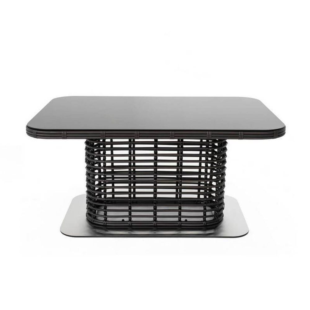 "Блисс" плетеный стол из искусственного ротанга 141х92х75см, цвет бронзовый