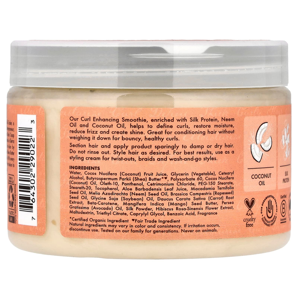 SheaMoisture, Смузи для локонов, кокос и гибискус, 340 г (12 унций)