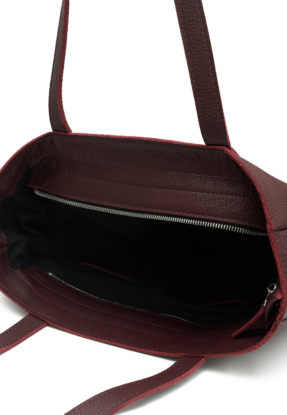 сумка шоппер темно-бордовый