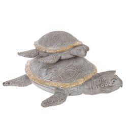 GAEM Фигурка декоративная "Черепахи", L19 W17 H9,5 см