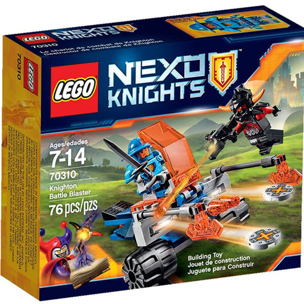 LEGO Nexo Knights: Королевский боевой бластер 70310 — Knighton Battle Blaster — Лего Нексо Рыцари