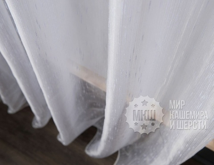 Легкие шторы: РЕЙН (арт. BL01-230-02)  - (140х270)х2 см.  - (Возможна высота 250 см.) - белые