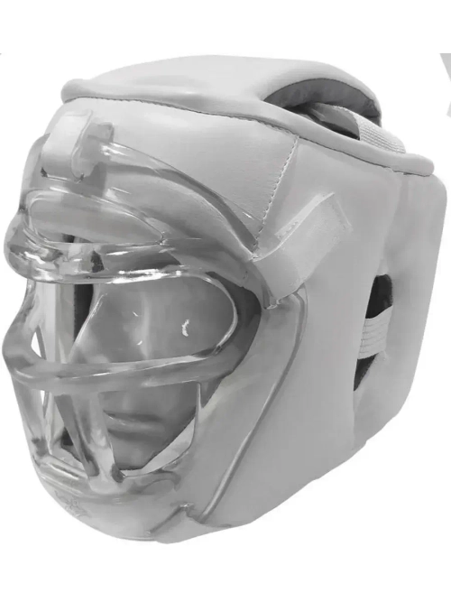 Шлем с пластиковой маской Кристалл-11 для Киокусинкай