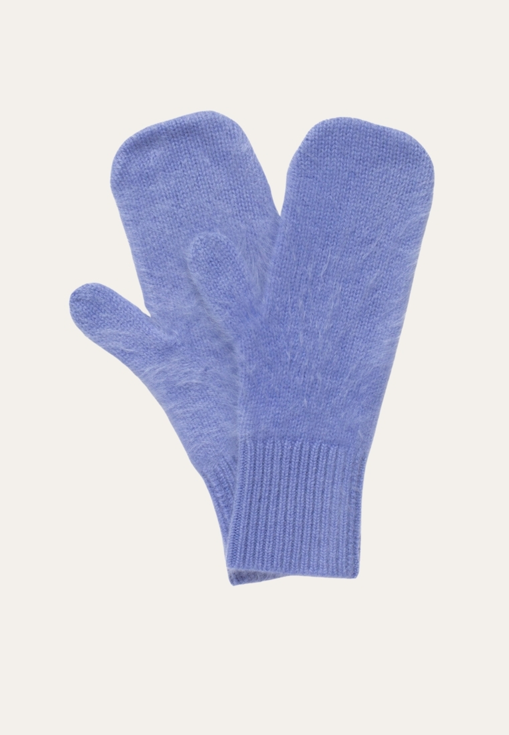 Варежки из пушистого кашемира