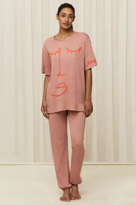 Пижама женская Triumph корица Sets PK SSL 10 CO/MD Хлопок/Модал