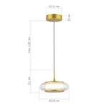 Светильник подвесной FRITTELA LED 7W 3000K