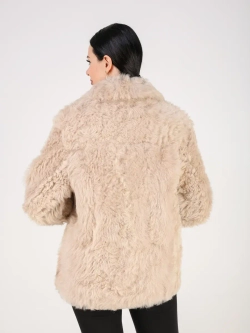 Дубленка зимняя шуба натуральная короткая