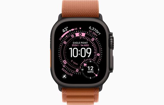 Умные часы Apple Watch Ultra 3, 49 мм, Black Titanium Terra Cotta Alpine Loop S