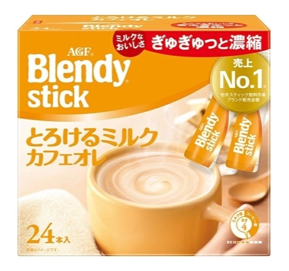 Кофе растворимый 3 в 1 Blendy Stick Café Ole топлёное молоко