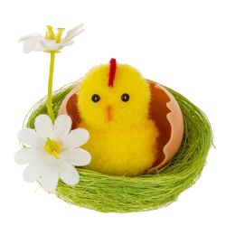 GAEM Набор из 9-ти изделий декоративных "Гнездо пасхальное" (5,5*5), L18 W14 H5,5 см