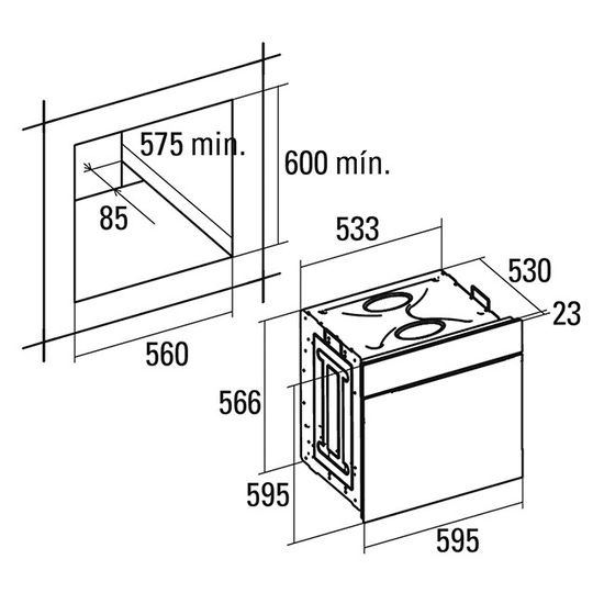 Электрический духовой шкаф CATA OMD 7009 X