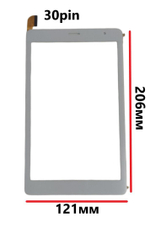 Тачскрин (сенсорное стекло) для CX552B FPC-V01