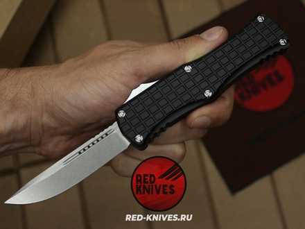 Нож Microtech HERA FRAG S/E - черная рукоять, клинок стоунвош RK/Н68