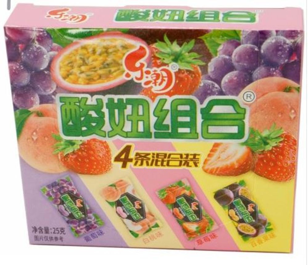 Мармелад жевательный SourGirls, 4 вкуса