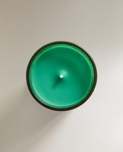 Zara Home Свеча ароматическая YUZU & MUSK 155 г, растительный воск, аромат цитрусово-мускусный, Жёлтый