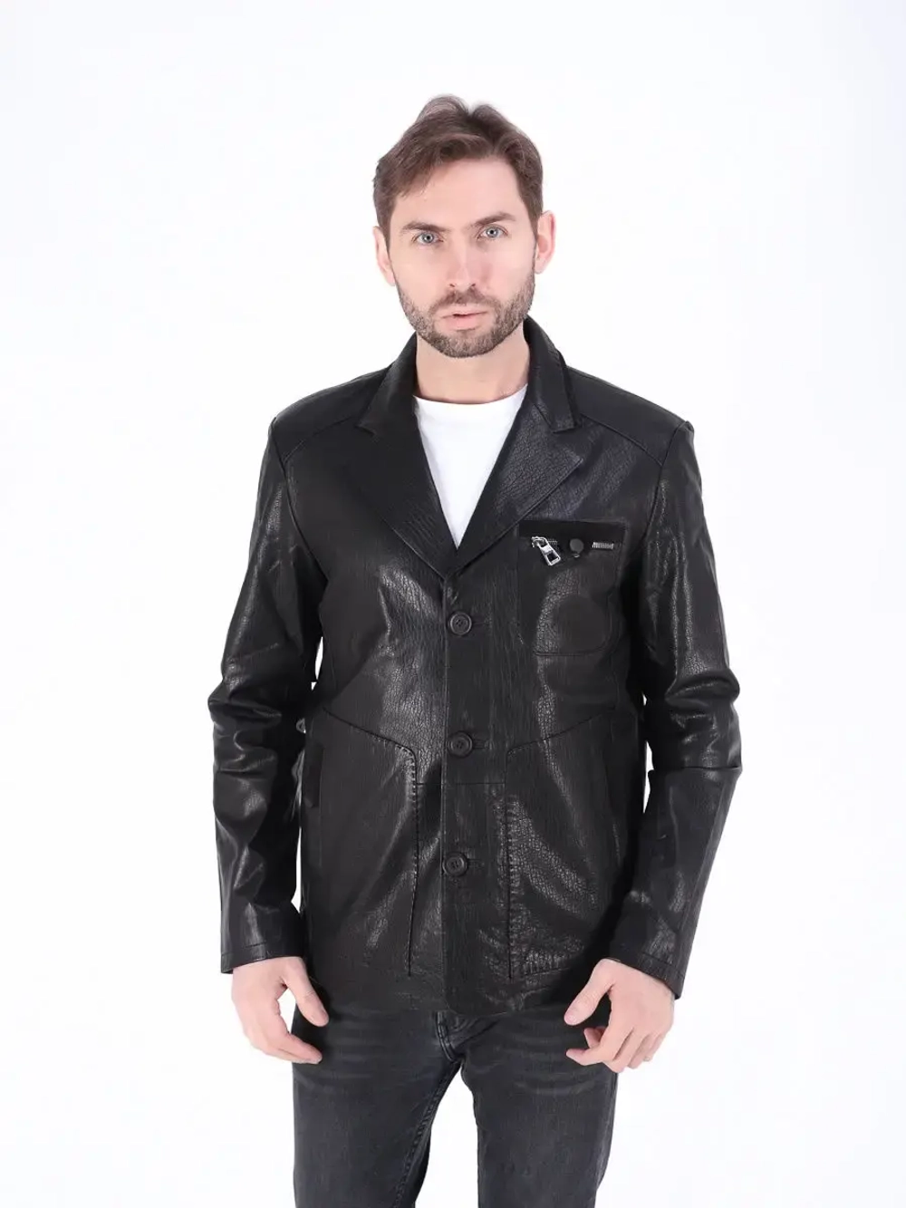 Куртка мужская  из натуральной кожи