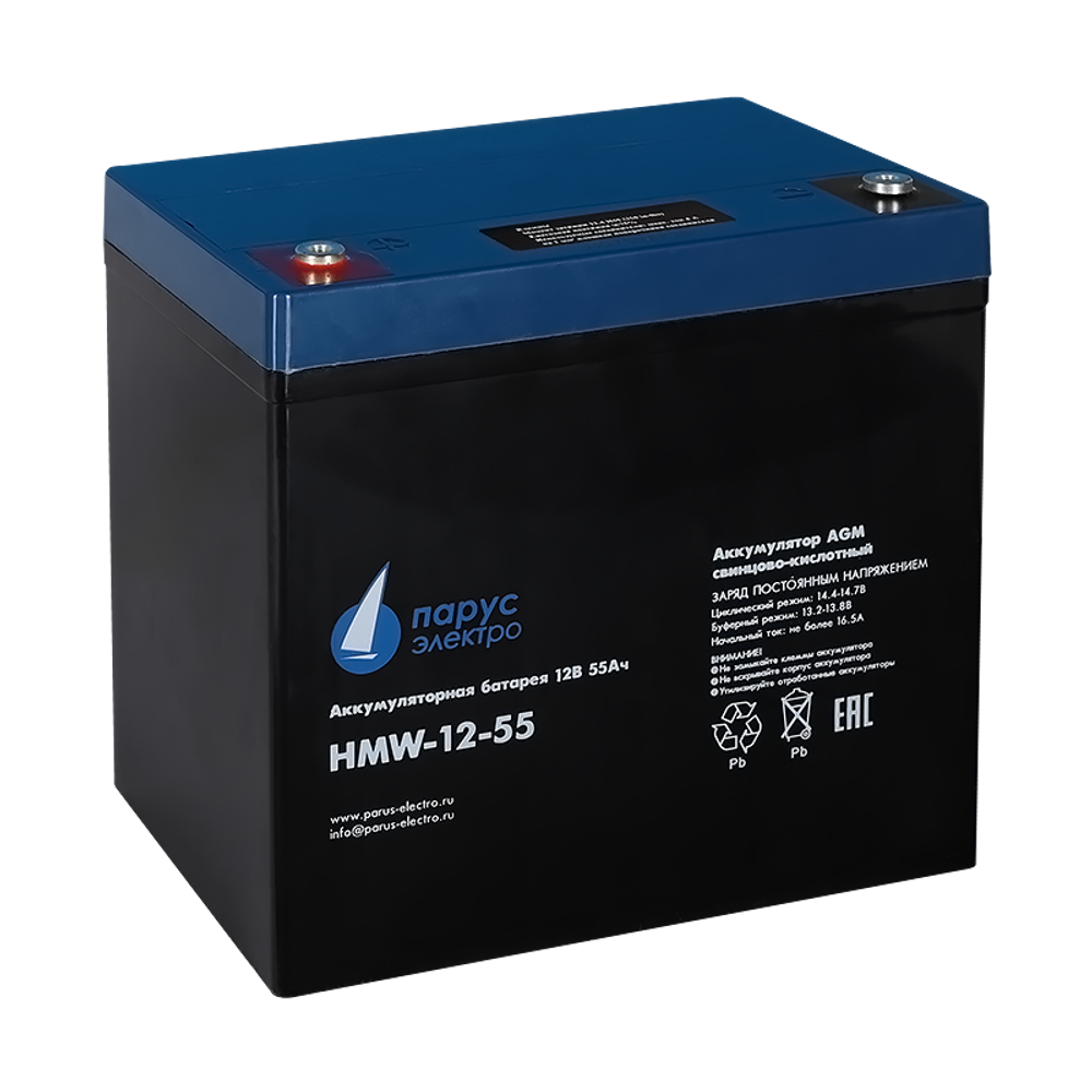 Аккумулятор Парус Электро HMW-12-55