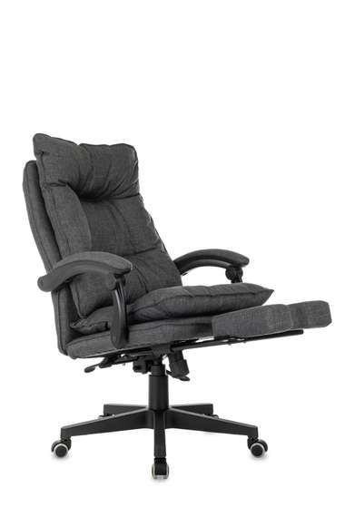 Кресло руководителя Бюрократ CH-820MSG-F темно-серый 38-417 крестов. пластик подст.для ног