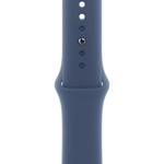 Умные часы Apple Watch SE 2024, 44 мм, алюминий цвета "серебро", Denim Sport Band, M/L (MXER3)