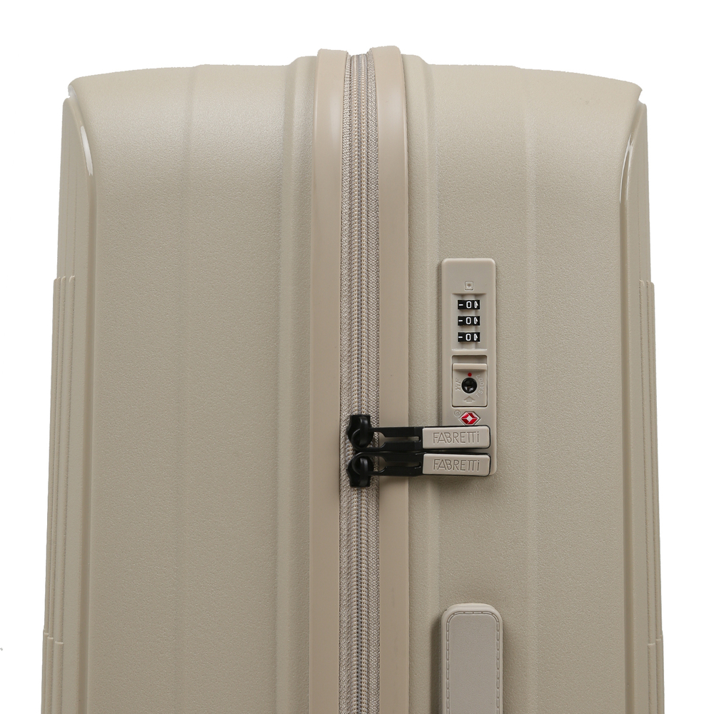 Чемодан большой (L) полипропилен "Fabretti"