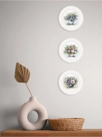 Картины на стену интерьерные на холсте 3 шт. 17.5 см