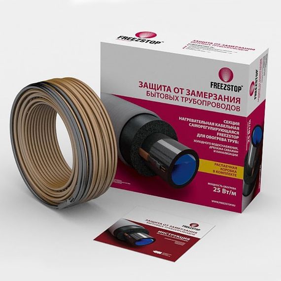 Греющий кабель для труб Теплолюкс Freezstop-25 9 м 22923
