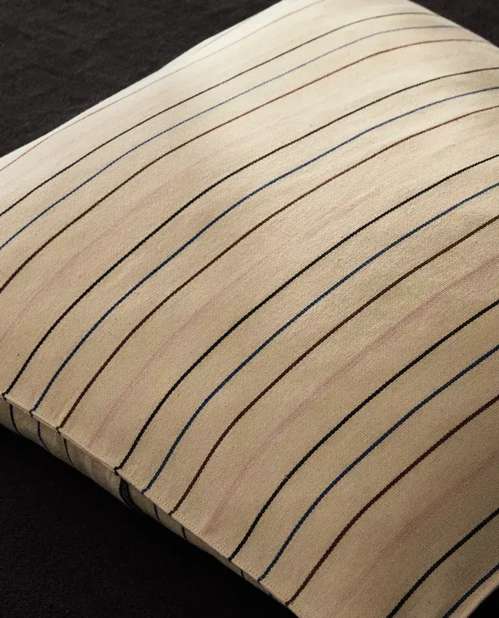 ZARA HOME НАВОЛОЧКА В КОНТРАСТНУЮ ПОЛОСКУ, ЖЕЛТОВАТО-БЕЛЫЙ