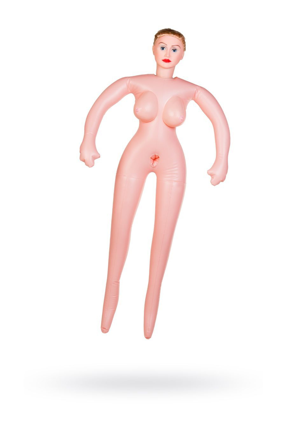 Кукла надувная Eleanor с реалистичной головой, блондинка, TOYFA Dolls-X, с двумя отверстиями, кибе
