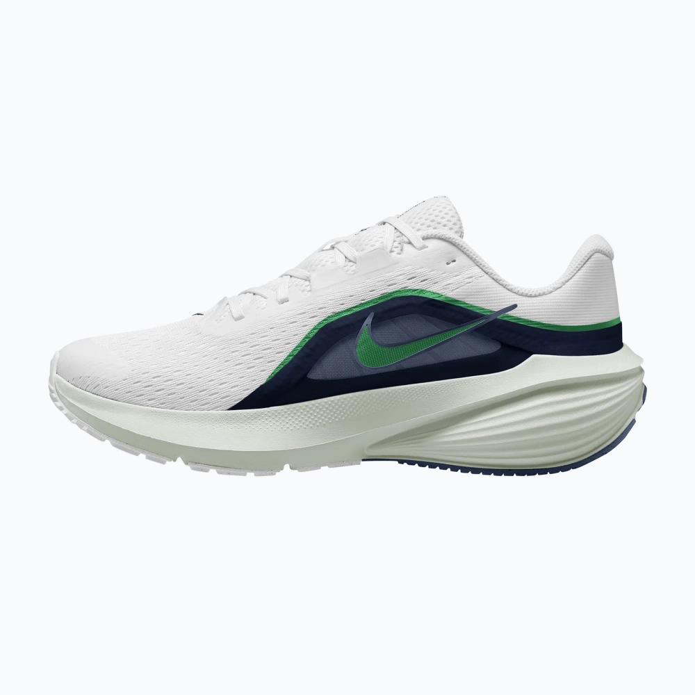 Кроссовки для бега Nike Downshifter 14 white/midnight navy/green spark
