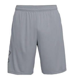 Мужские теннисные шорты Under Armour Men's UA Tech Graphic Shorts - steel/black