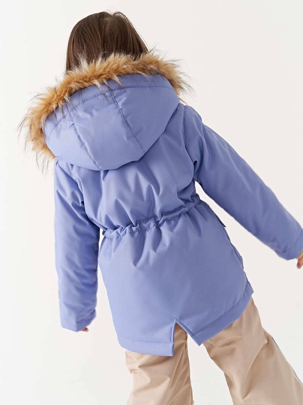 Парка зимняя на меху "Лаванда"