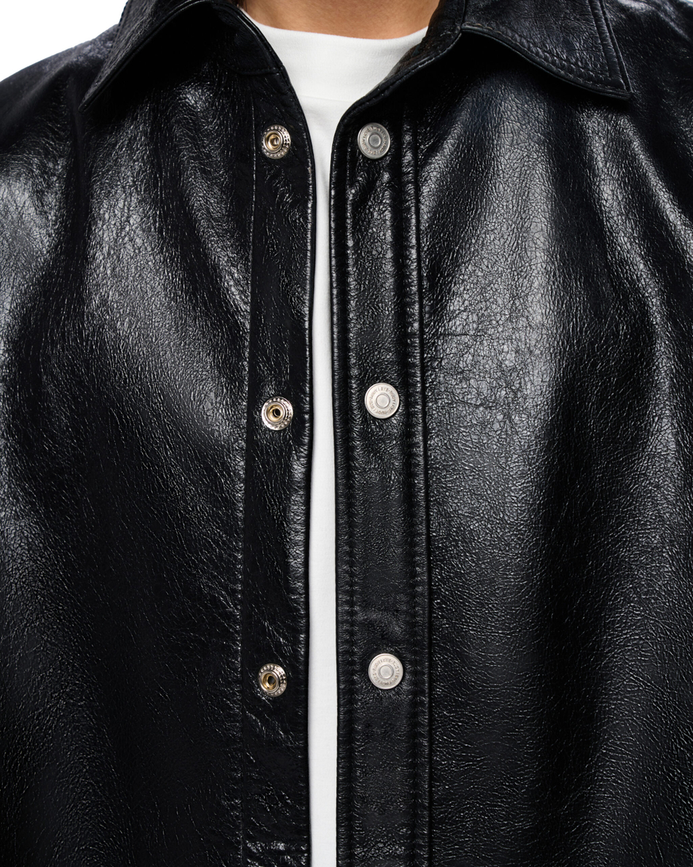 Рубашка кожаная