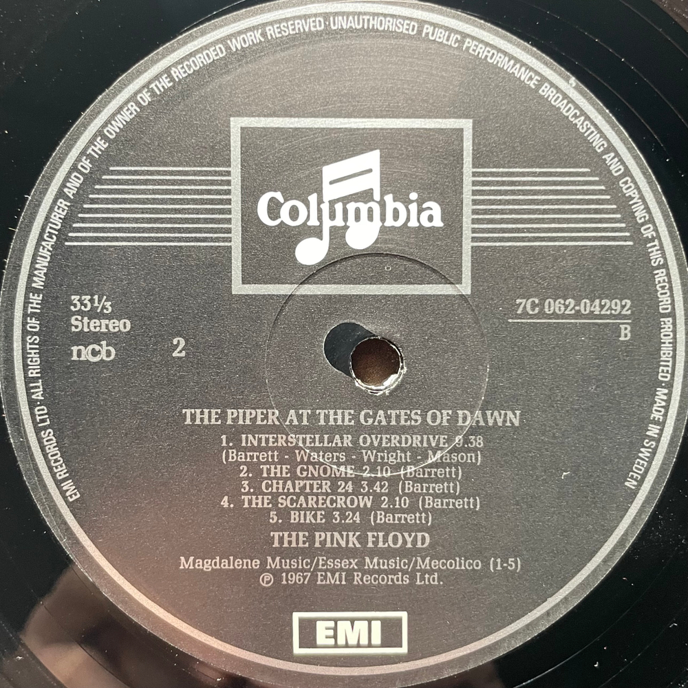 The Pink Floyd ‎– The Piper At The Gates Of Dawn (Швеция)