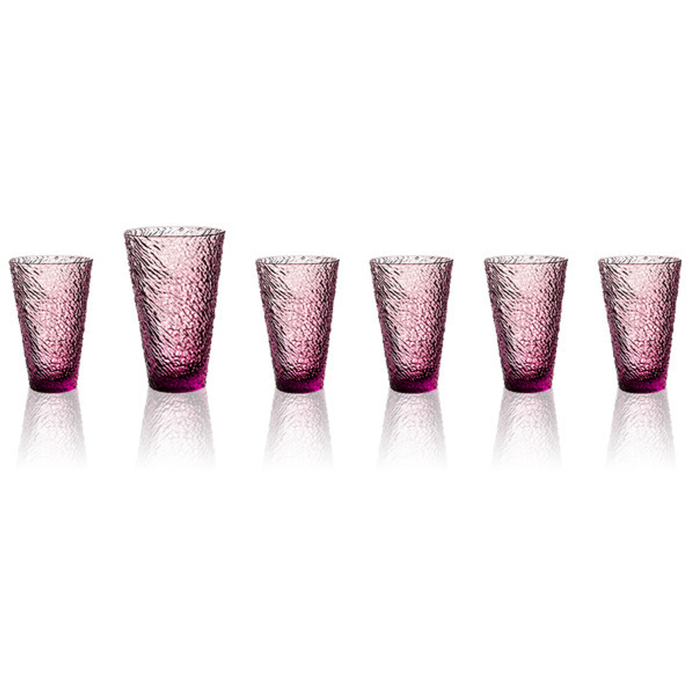 Набор стаканов для воды 6шт 400мл IVV Ироко аметист