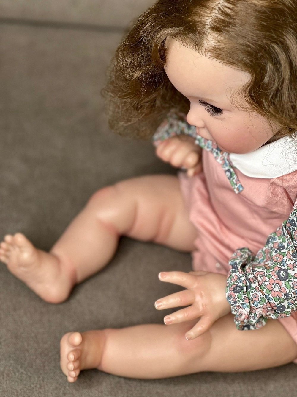 Кукла Реборн мягконабивная 60см в пакете (FA-157)