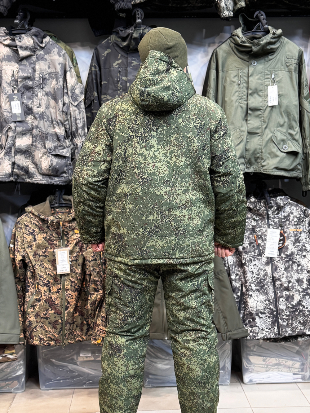 Костюм горка цифра п. фольгированная зима