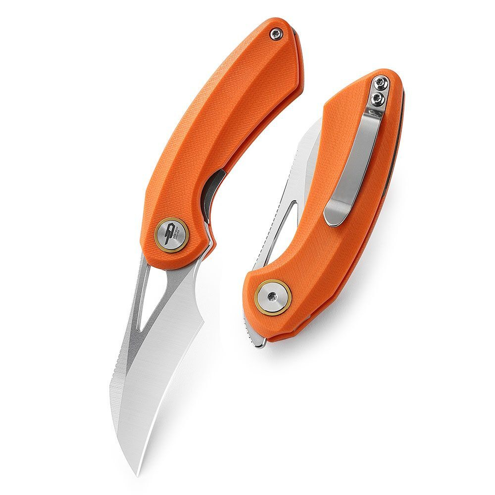 Нож складной Bestech Bihai сталь 14C28N, рукоять G10 синяя