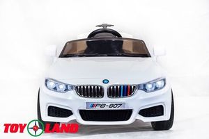 Детский электромобиль Toyland BMW 3 белый