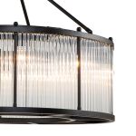 Люстра KR0802P-8 black