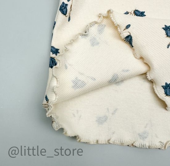 Футболка хлопковая "Цветочная фантазия" колокольчики