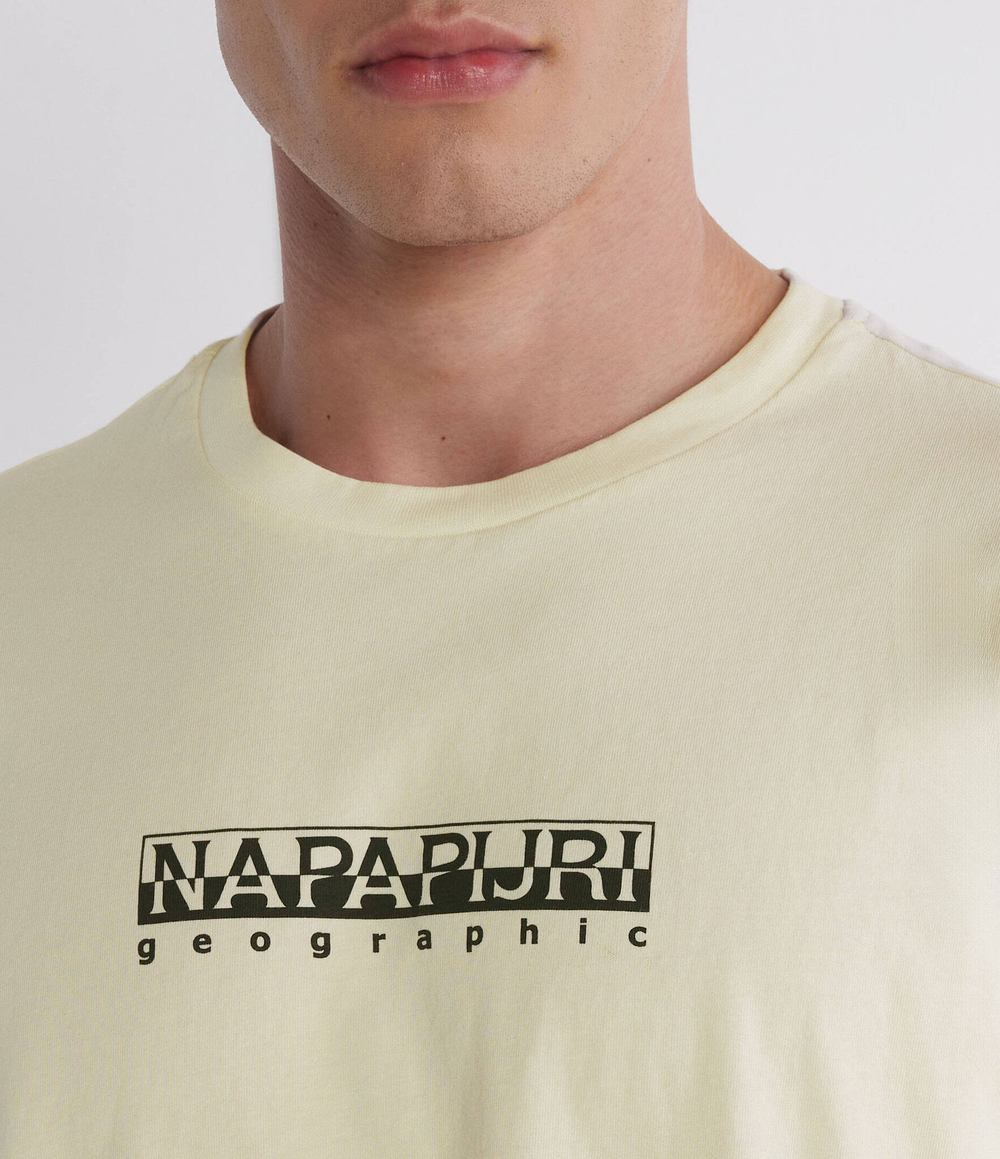 Футболка S-BOX SS 4 Napapijri - экрю(NP0A4H8S)