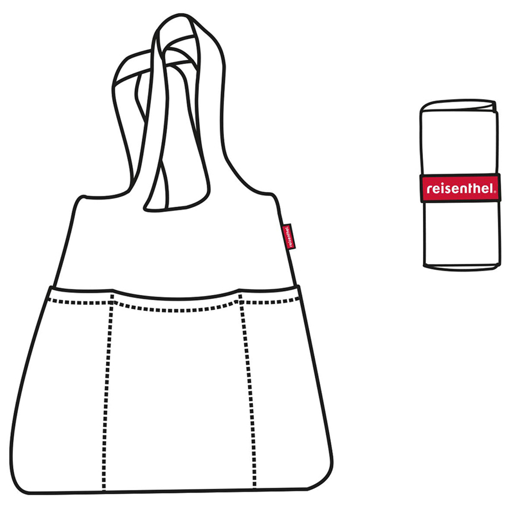 Сумка складная Reisenthel Mini maxi shopper plus bicolor бирюзовая