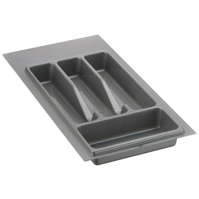 Лоток для столовых приборов, Д490 Ш270, серый