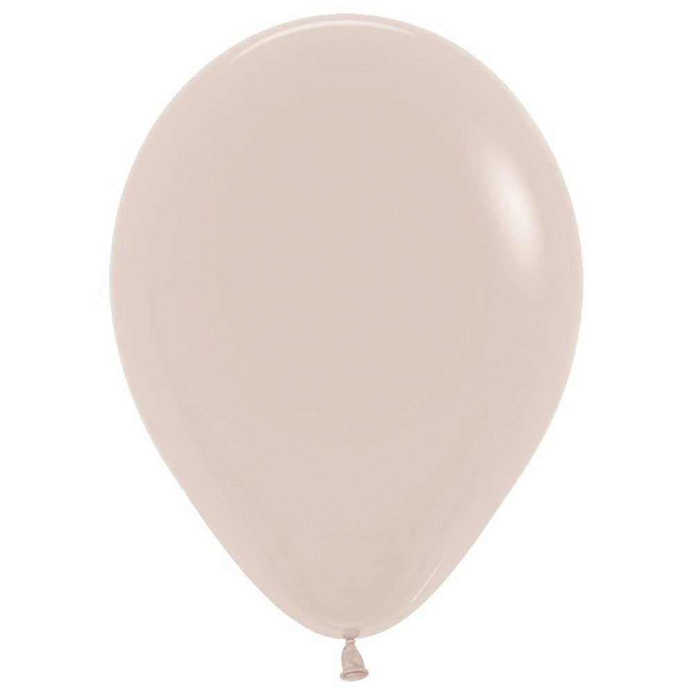 Воздушные шары Sempertex, цвет 071 пастель, белый песок, 100 шт. размер 12&quot;