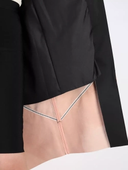 Кожаный плащ длинный с капюшоном пальто