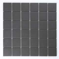 Мозаика из керамогранита Arene Black/Арена чёрный (48х48) 306х306х6 мм