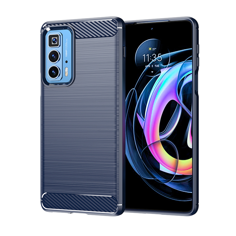 ✓ Чехол защитный синего цвета на телефон Motorola Moto Edge 20 Pro, серия  Carbon (стиль карбон) от Caseport - купить по отличной цене 🤑 в интернет  магазине caseport в Москве и СПб