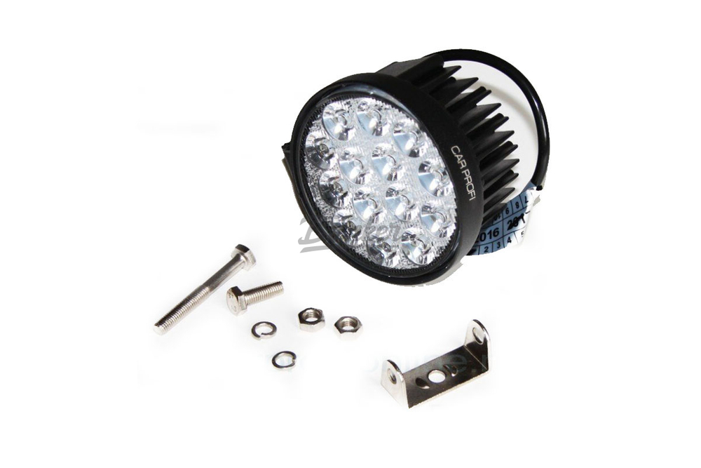 Светодиодная фара CP - 42R Flood (42w Epistar, круг), (шт.)